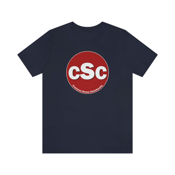 Common Sense Christianity (CSC) Logo Unisex Tee - Encore2woNavyS
