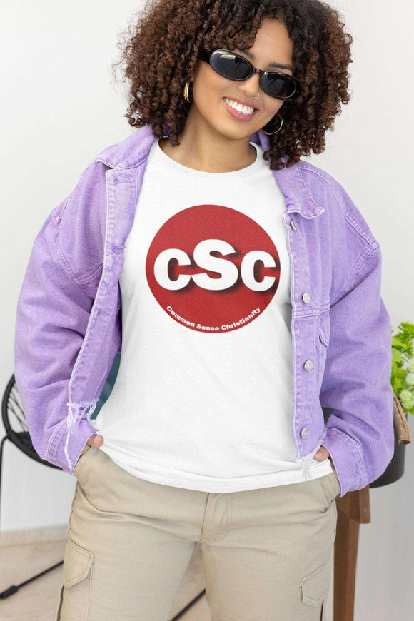 Common Sense Christianity (CSC) Logo Unisex Tee - Encore2woPinkS