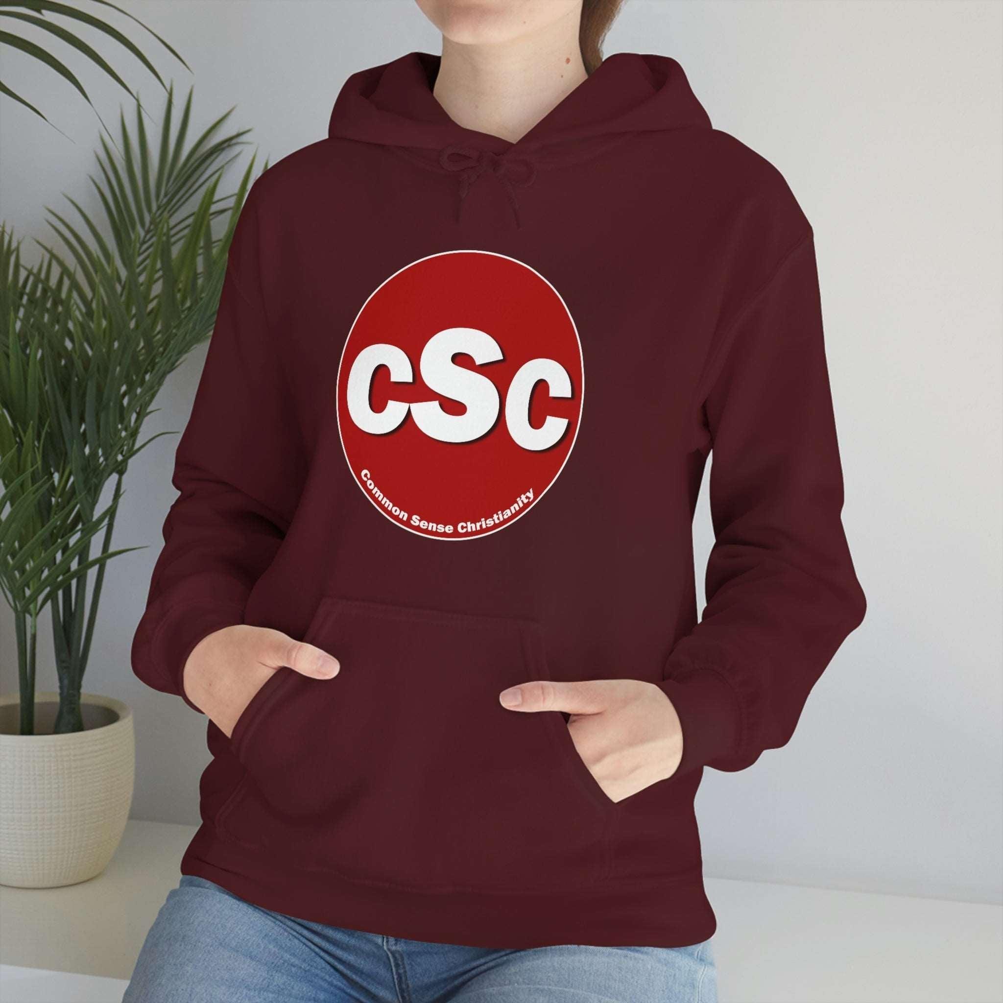 Common Sense Christianity CSC Unisex Heavy Blend™ Hoodie Sweatshirt - Encore2woMaroonS