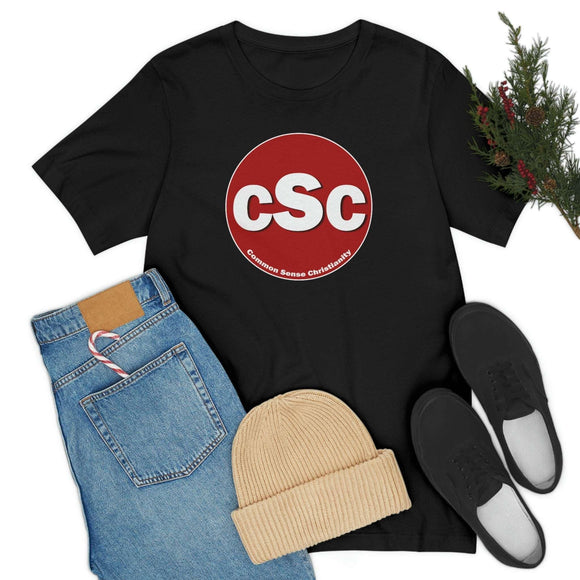 Common Sense Christianity Logo Unisex T-Shirt - Encore2woBlackS