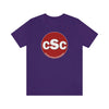 Common Sense Christianity Logo Unisex T-Shirt - Encore2woTeam PurpleS