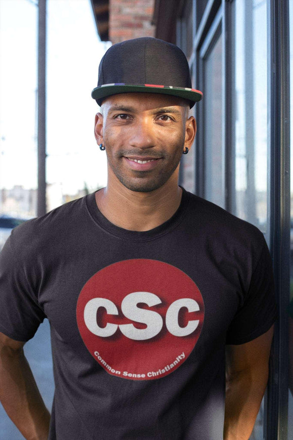 Common Sense Christianity Logo Unisex T-Shirt - Encore2woBlackS