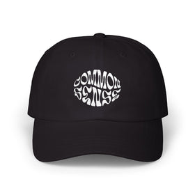 Common Sense Classic Dad Cap - Comfortable Unisex Hat - Encore2woBlackOne size