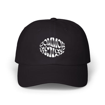 Common Sense Classic Dad Cap - Comfortable Unisex Hat - Encore2woBlackOne size