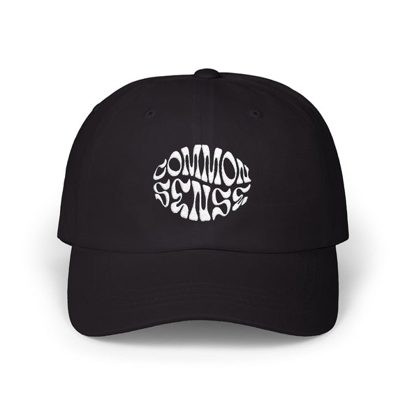 Common Sense Classic Dad Cap - Comfortable Unisex Hat - Encore2woBlackOne size