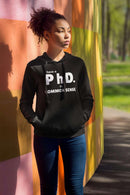 Common Sense PhD Humorous Unisex Heavy Blend™ Hooded Sweatshirt - Encore2woMaroonS