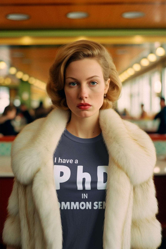 Common Sense PhD Tee Unisex Funny T-Shirt - Encore2woArmyS