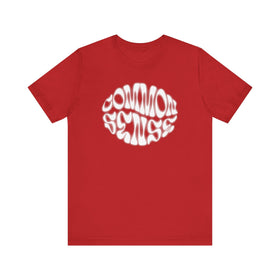 Common Sense Retro Design T-Shirt Psychedelic - style Font - Encore2woRedS