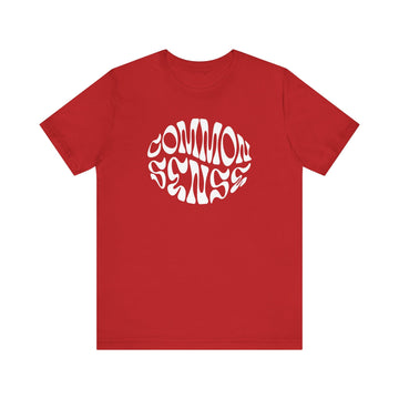 Common Sense Retro Graphic Tee Casual Statement Streetwear Shirt - Encore2woRedS