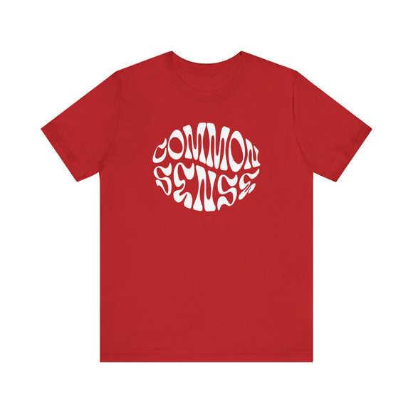 Common Sense Retro Graphic Tee Casual Statement Streetwear Shirt - Encore2woRedS