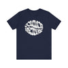 Common Sense Retro Psychedelic Font Graphic Tee Statement Shirt - Encore2woNavyS