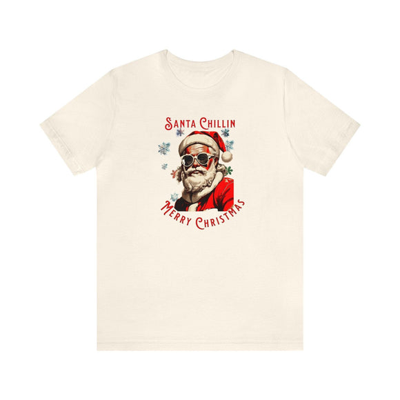 Cool Santa Christmas Tee Unisex Festive T-Shirt - Encore2woNaturalS