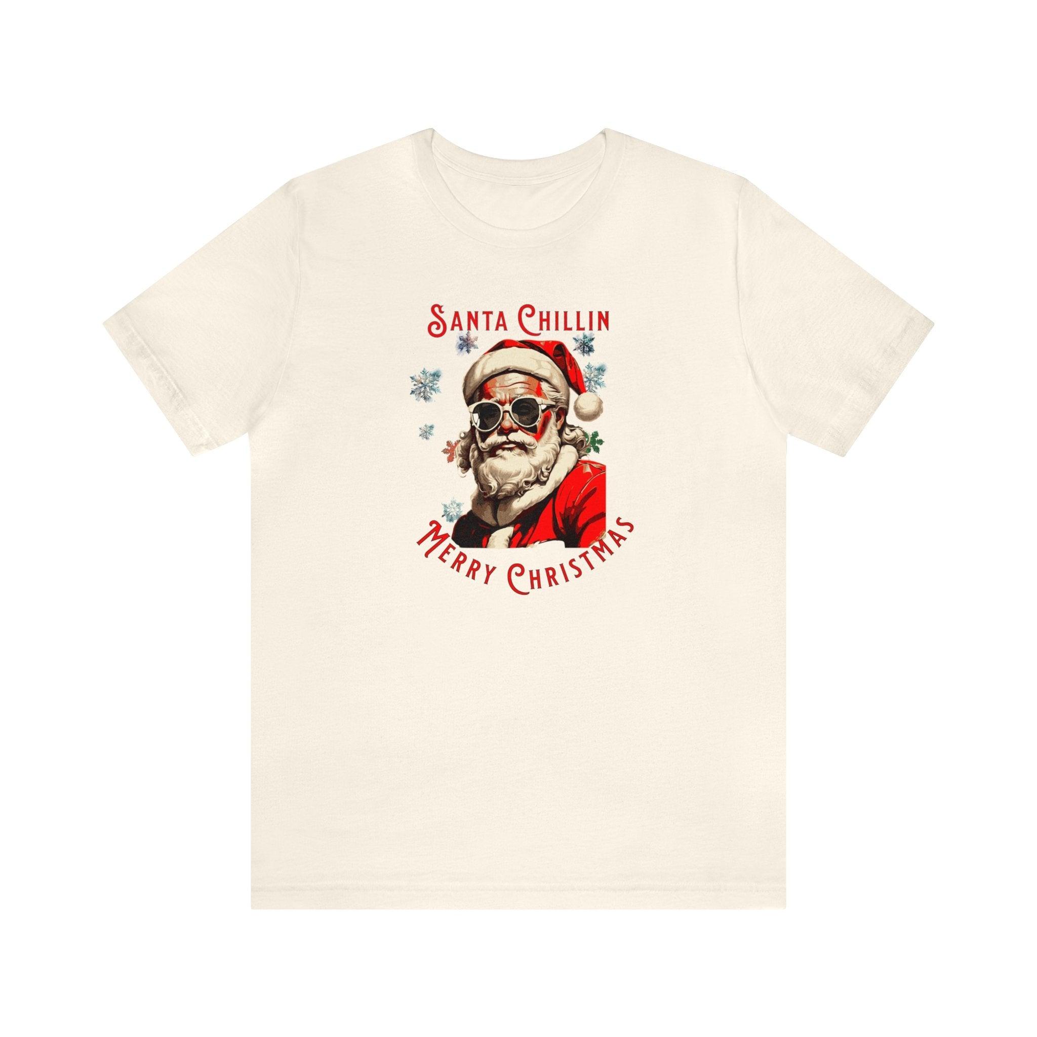 Cool Santa Christmas Tee Unisex Festive T - Shirt - Encore2woNaturalS