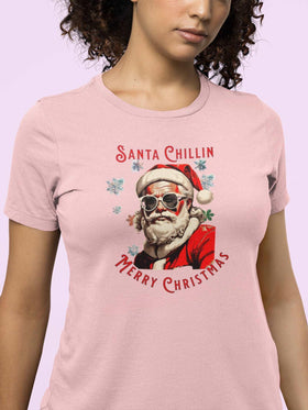 Cool Santa Christmas Tee Unisex Festive T-Shirt - Encore2woArmyS