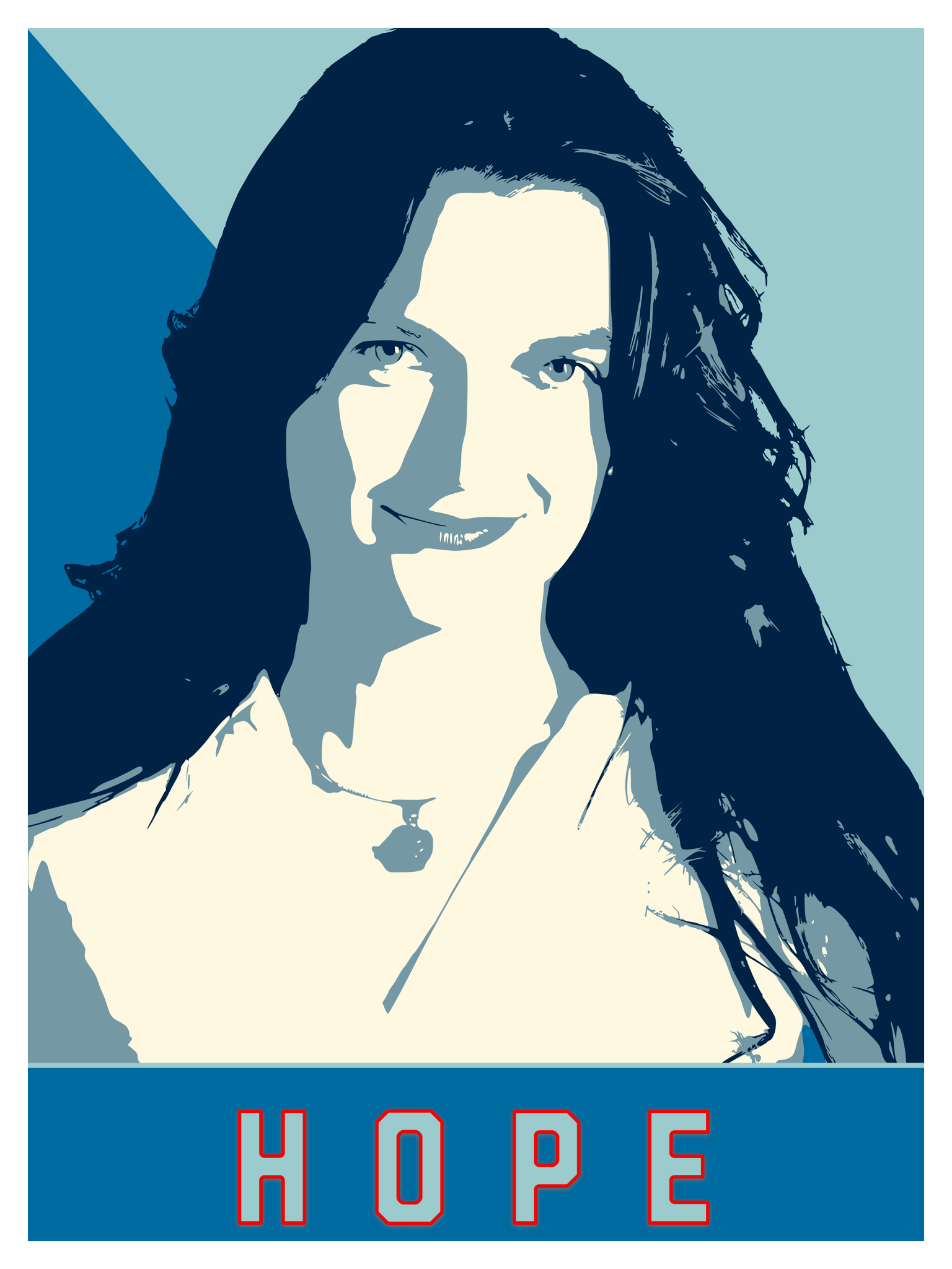 Custom "Forward" Style Artwork - Personalized Portrait in Iconic Poster Design - Encore2wo