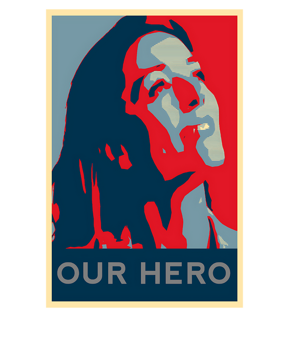 Custom Obama 'Hope' Style Digital Portrait - Personalized Art for Wall Decor - Encore2wo