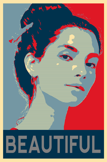 Custom Obama 'Hope' Style Digital Portrait - Personalized Art for Wall Decor - Encore2wo