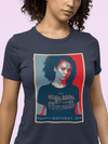 Custom Photo Pop Art T-Shirt | Personalized Hope Poster Portrait Tee - Encore2woNavyS