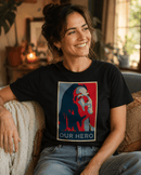 Custom Photo Pop Art T-Shirt | Personalized Hope Poster Portrait Tee - Encore2woNavyS