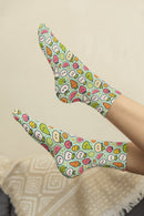Custom Smiling Fruits & Vegetables Socks - Encore2woL