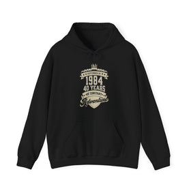 Customizable Birthday Hoodie Personalized Banner Design Sweatshirt - Encore2woBlackS