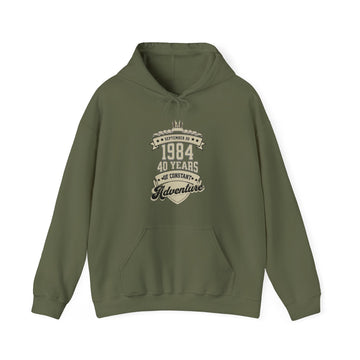 Customizable Birthday Hoodie Personalized Banner Design Sweatshirt - Encore2woMilitary GreenS