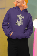 Customizable Birthday Hoodie - Personalized Banner Design with Month, Date, Year, and Description - Encore2woLight PinkS