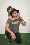 DAD Standing Tall T-Shirt | Dad Typography Tee Father's Day Gift - Encore2woArmyS
