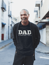 DAD Standing Tall T-Shirt | Dad Typography Tee Father's Day Gift - Encore2woBlackS