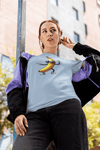 Dancing Banana Funny Cartoon Graphic Tee Fun Novelty Shirt - Encore2woVioletS