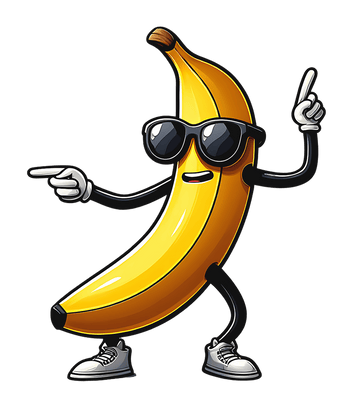 Dancing Banana Sticker 3 Pack – Funny Cool Banana Decal Peel the Fun! - Encore2wo