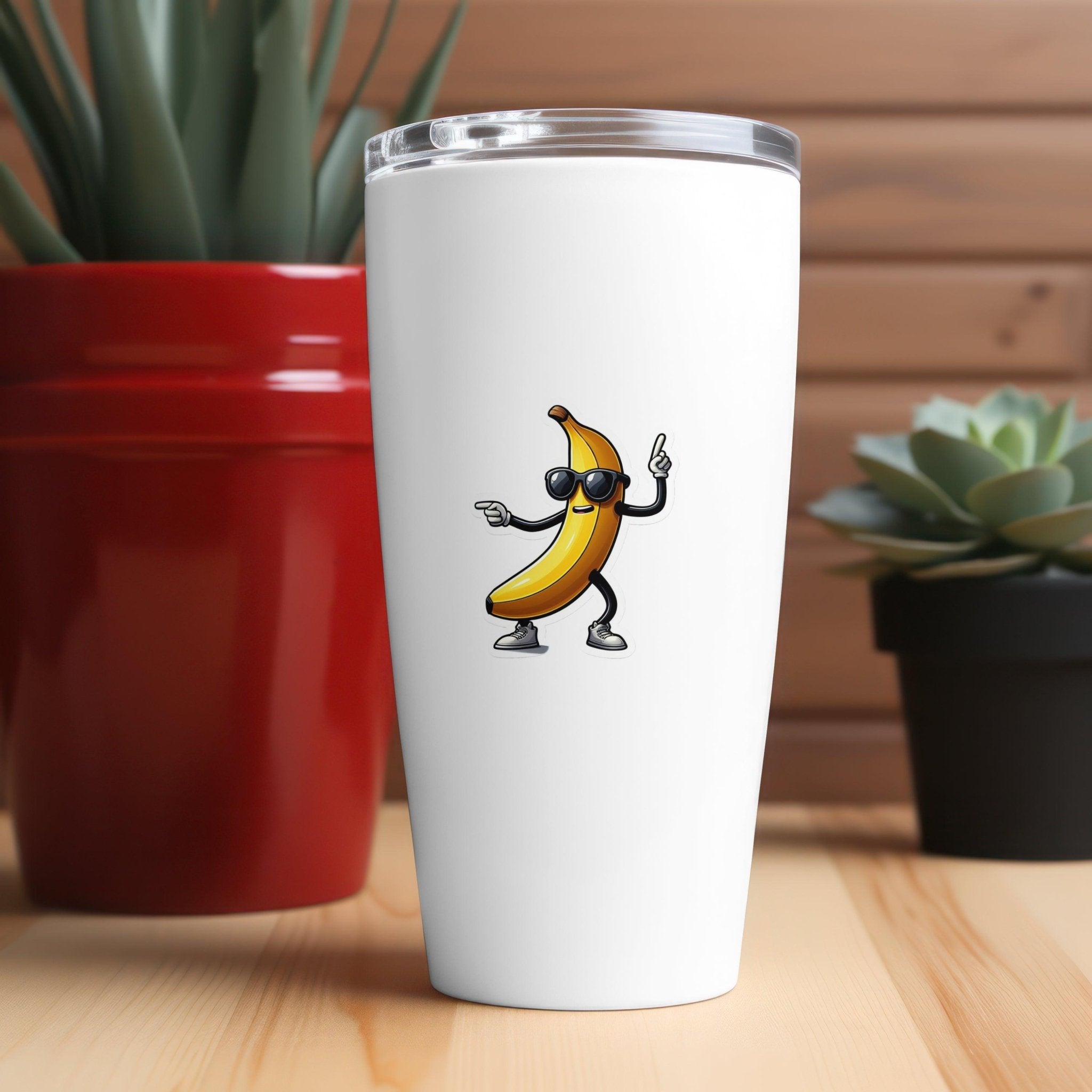 Dancing Banana Vibes Sticker - Peel the Fun! - Encore2wo4 Inches