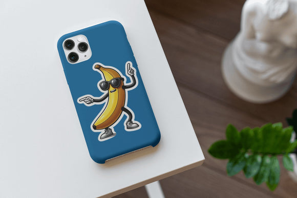 Dancing Banana Vibes Sticker - Peel the Fun! - Encore2wo4 Inches