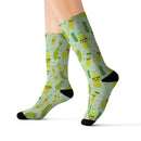 Dill Pickle Pattern Socks – Fun Gift for Pickle Lovers - Encore2woSUnisex
