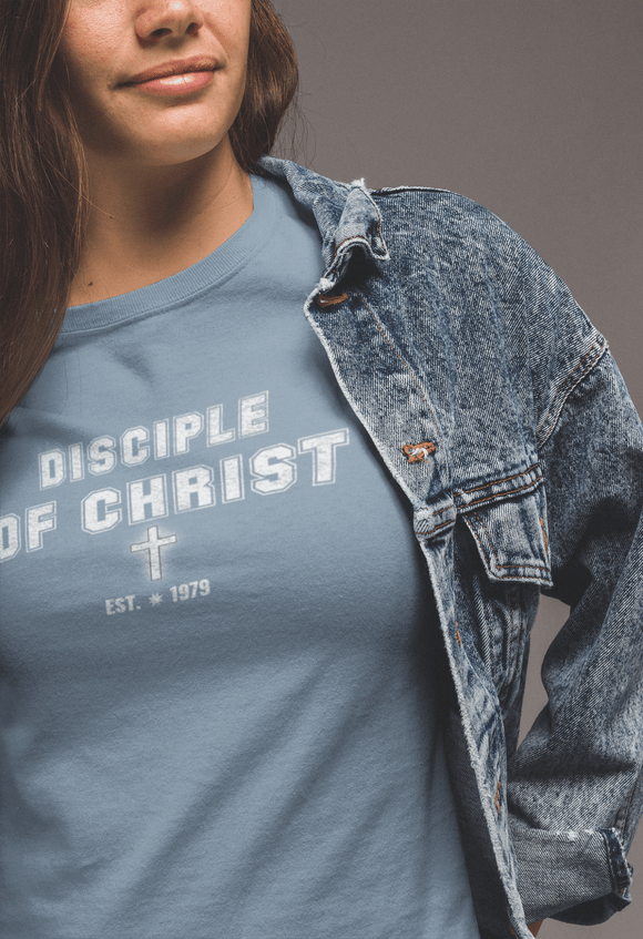 Disciple of Christ Custom EST Year Comfort Colors 1717 Christian Tee - Encore2woBlue JeanS