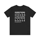 Ecclesiastes 3:1 Bold Text Scripture Tee Faith Inspired Shirt - Encore2woBlackS