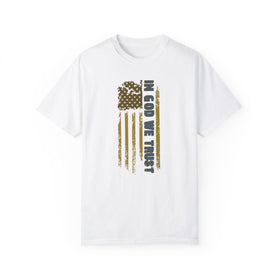 Faded Glory: In God We Trust Comfort Colors Garment - Dyed T-shirt - Encore2woWhiteS