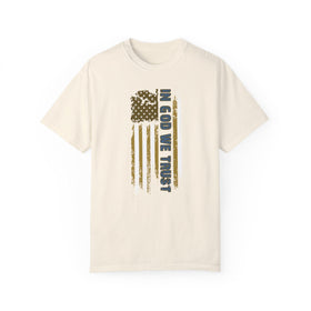 Faded Glory: In God We Trust Comfort Colors Garment - Dyed T-shirt - Encore2woIvoryS