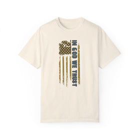 Faded Glory In God We Trust Comfort Colors T-Shirt - Encore2woIvoryS