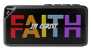Faith in Christ Bluetooth Speaker - Inspirational Sound - Encore2wo4.25" x 2.25"Black