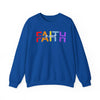 Faith in Christ Crewneck Sweatshirt - Colorful Text Design - Encore2woSRoyal