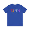 Faith in Christ T-Shirt - Inspirational Divided Text - Encore2woTrue RoyalS