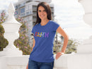 Faith in Christ T-Shirt - Inspirational Divided Text - Encore2woTeam PurpleS
