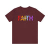 Faith in Christ T-Shirt - Inspirational Divided Text - Encore2woMaroonS