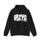 Faith in Christ Unisex Hoodie Inspirational Christian Sweatshirt - Encore2woBlackS