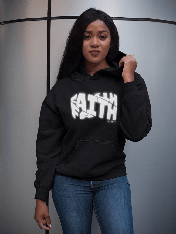 Faith in Christ Unisex Hoodie Inspirational Christian Sweatshirt - Encore2woRedS