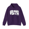Faith in Christ Unisex Hoodie Inspirational Christian Sweatshirt - Encore2woPurpleS