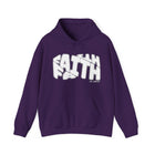 Faith in Christ Unisex Hoodie Inspirational Christian Sweatshirt - Encore2woPurpleS