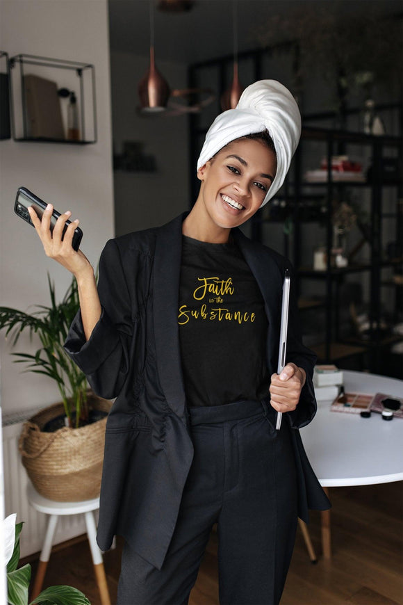 Faith is the Substance Unisex Short Sleeve Tee - Encore2woRedS