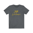 Faith is the Substance Unisex Short Sleeve Tee - Encore2woDark Grey HeatherS
